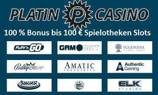 Platin Casino Bonus Angebot