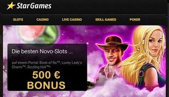 Stargames Casino Bonus 500€