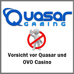 Quasar-Gaming-Warnung